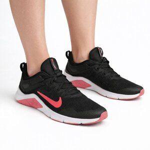 Nike Women’s Legend Essential Training Shoes Black Pink, 9.5